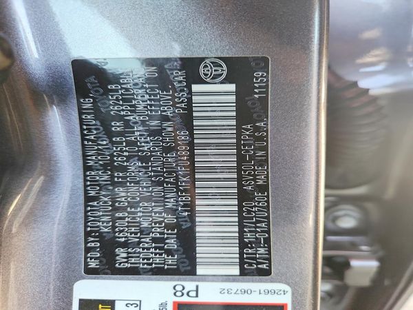 2015 TOYOTA CAMRY — VINS