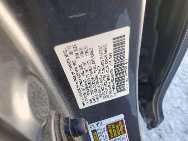 2012 HONDA CRV EX — VINS