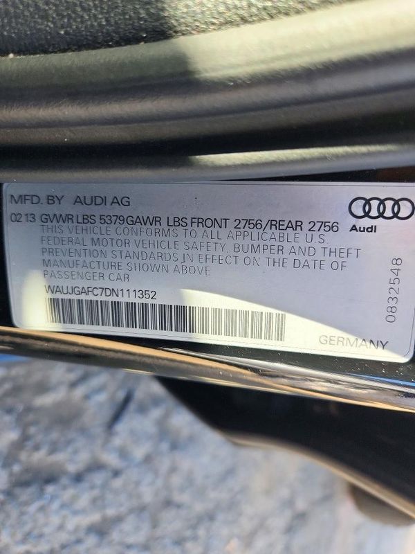 2013 AUDI A6 quattro Prestige — VINS