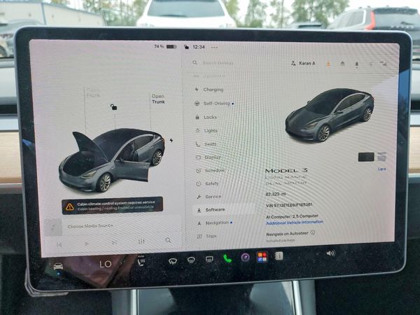 2018 TESLA MODEL 3 — ODOM