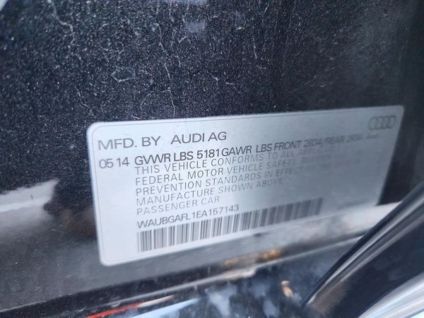 2014 AUDI S4/RS4 quattro Premium Plus — VINS