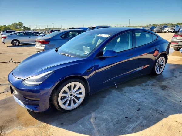 2022 TESLA MODEL 3 — Front 3/4
