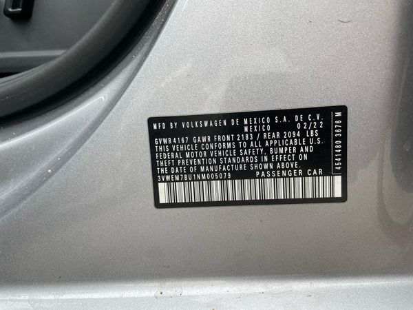2022 VOLKSWAGEN JETTA