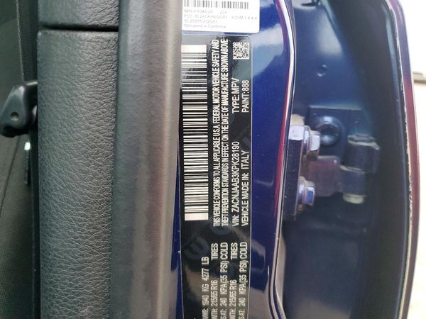 2019 JEEP RENEGADE Sport — VINS