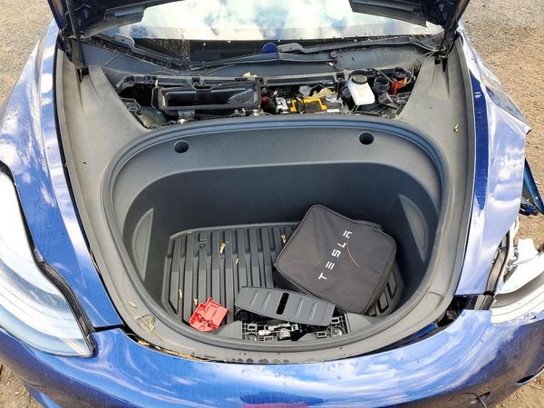 2021 TESLA MODEL 3 — Engine bay