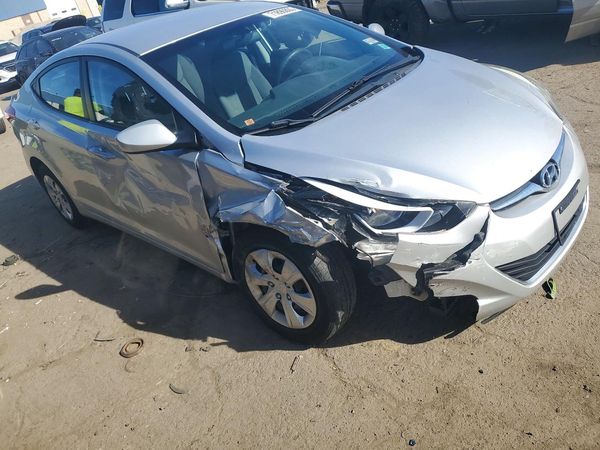 2016 HYUNDAI ELANTRA — Passenger 3/4