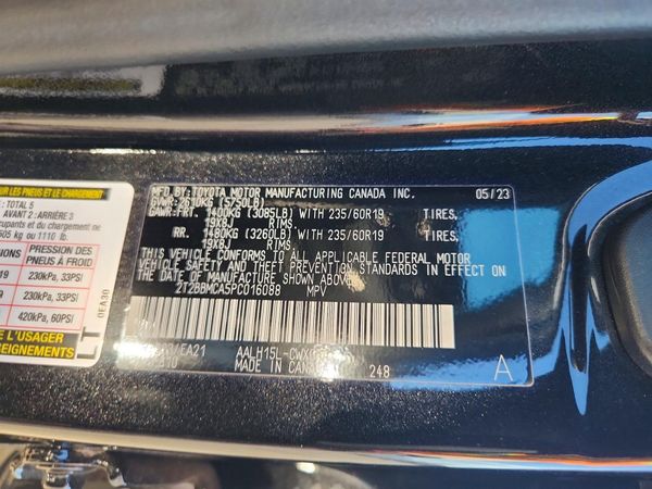 2023 LEXUS RX350H 350H — VINS