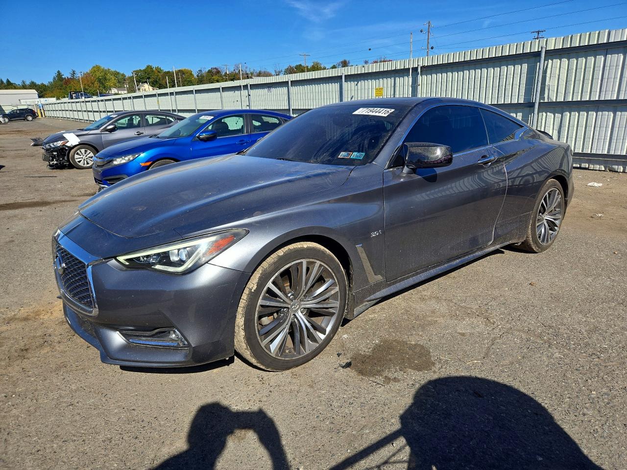 2017 INFINITI Q60 — Front 3/4