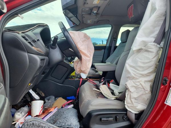 2020 HONDA CRV TOURING — DENT
