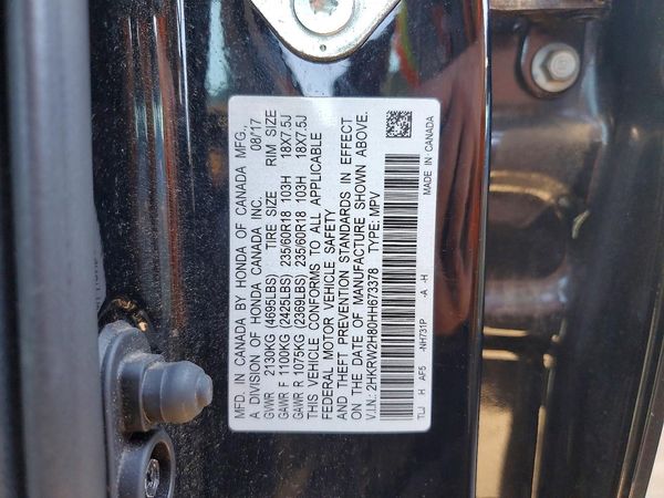 2017 HONDA CRV EX-L/EX-L Navi — VINS