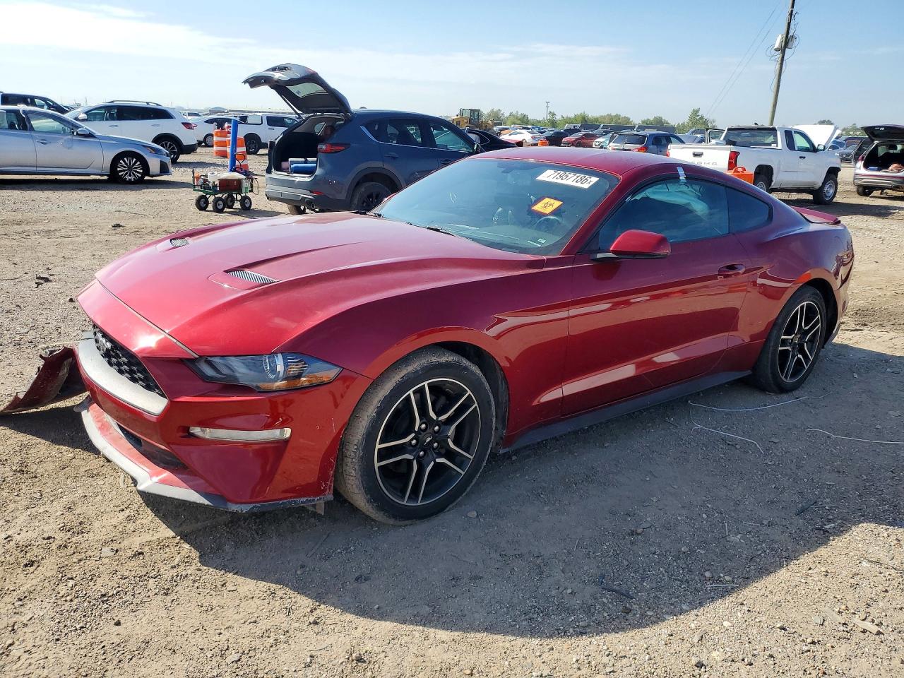 2018 FORD MUSTANG I4 Coupe — Front 3/4