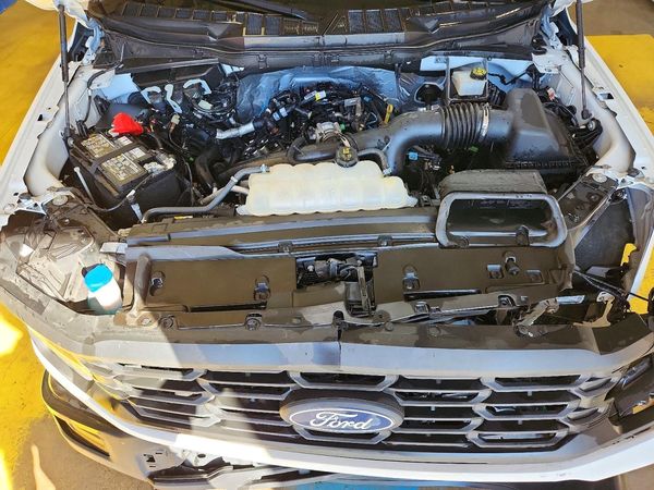 2024 FORD F150 — Engine bay
