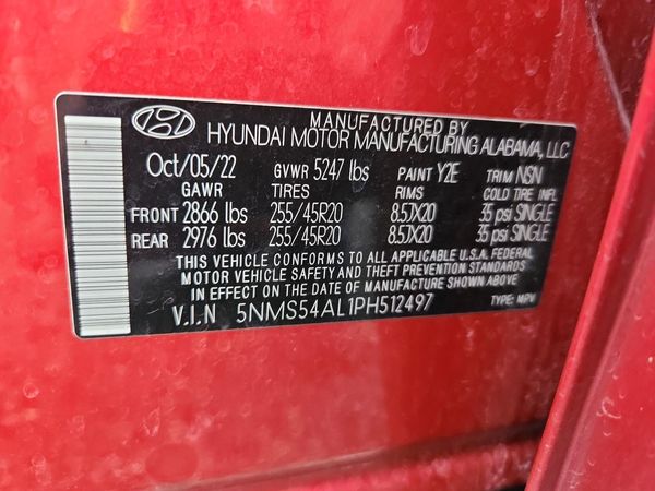 2023 HYUNDAI SANTA FE Calligraphy — VINS
