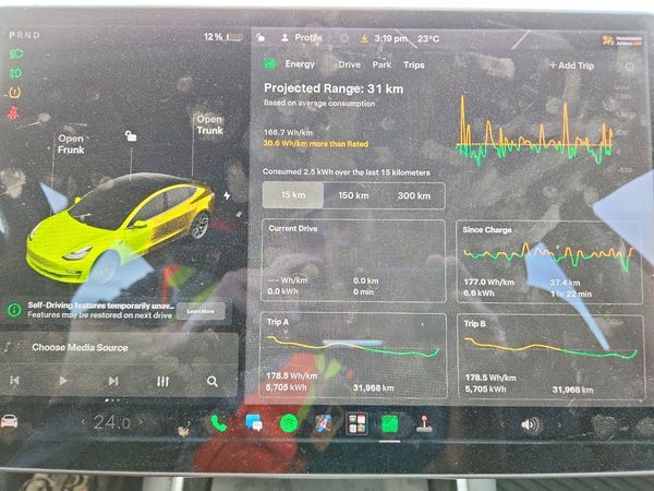 2019 TESLA MODEL 3 — ODOM