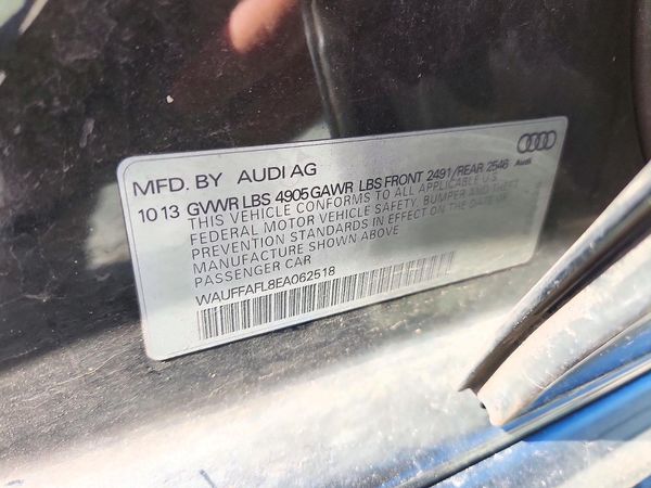 2014 AUDI A4 PREMIUM quattro Premium Plus — VINS