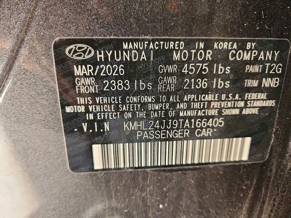 2026 HYUNDAI SONATA Blue — VINS
