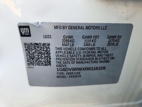 2024 CADILLAC CT5-V V-Series — VINS
