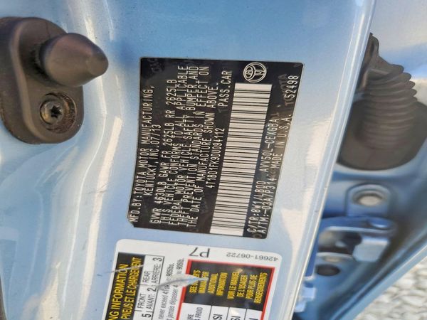 2013 TOYOTA CAMRY SOLA Hybrid — VINS