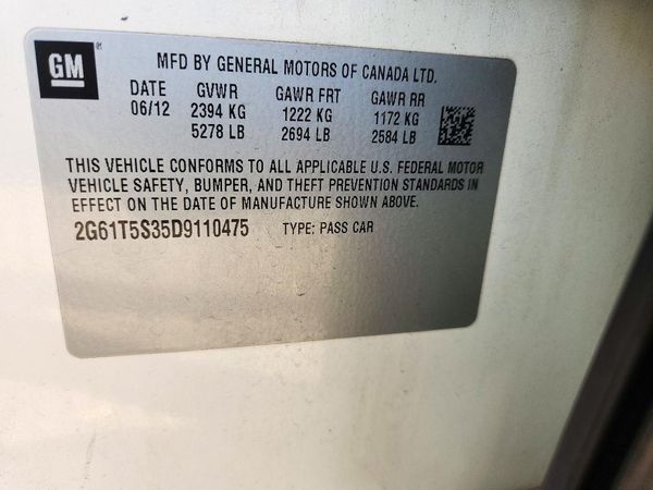 2013 CADILLAC XTS Premium — VINS