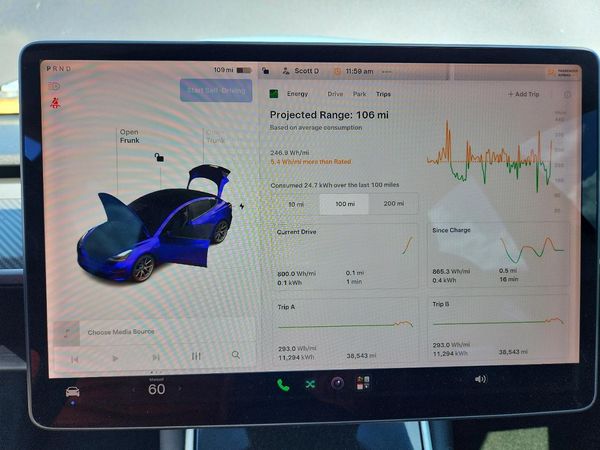 2020 TESLA MODEL 3 — ODOM
