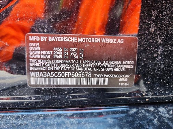 2015 BMW 328 — VINS