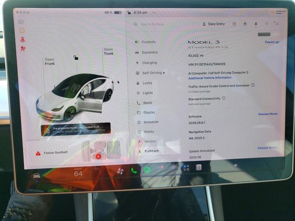 2020 TESLA MODEL 3 — ODOM