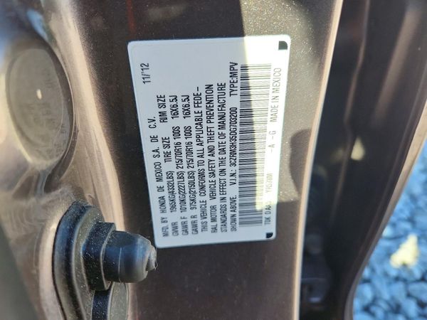 2013 HONDA CRV LX — VINS