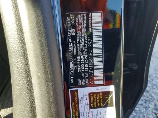 2022 MERCEDES-BENZ C C300 4MATIC — VINS
