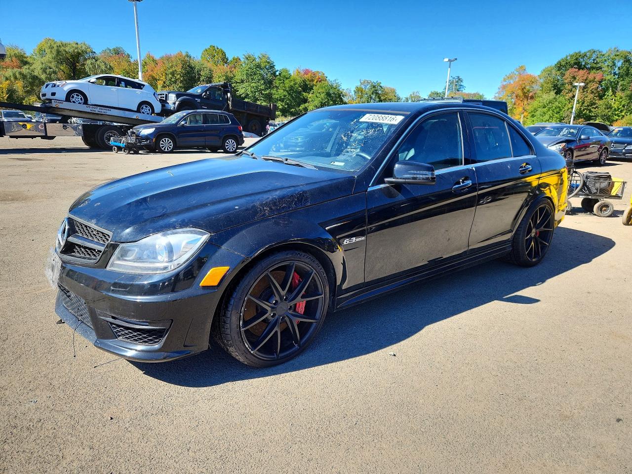 2013 MERCEDES-BENZ C-CLASS C63 AMG — Front 3/4