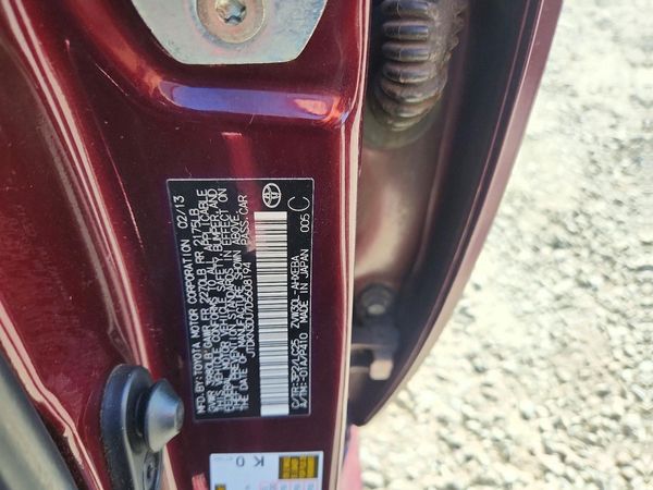 2013 TOYOTA PRIUS — VINS
