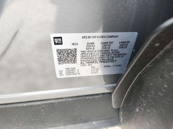 2023 CHEVROLET TRAILBLAZE LT — VINS