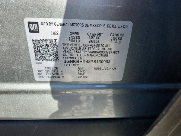 2023 CHEVROLET BLAZER 2LT — VINS