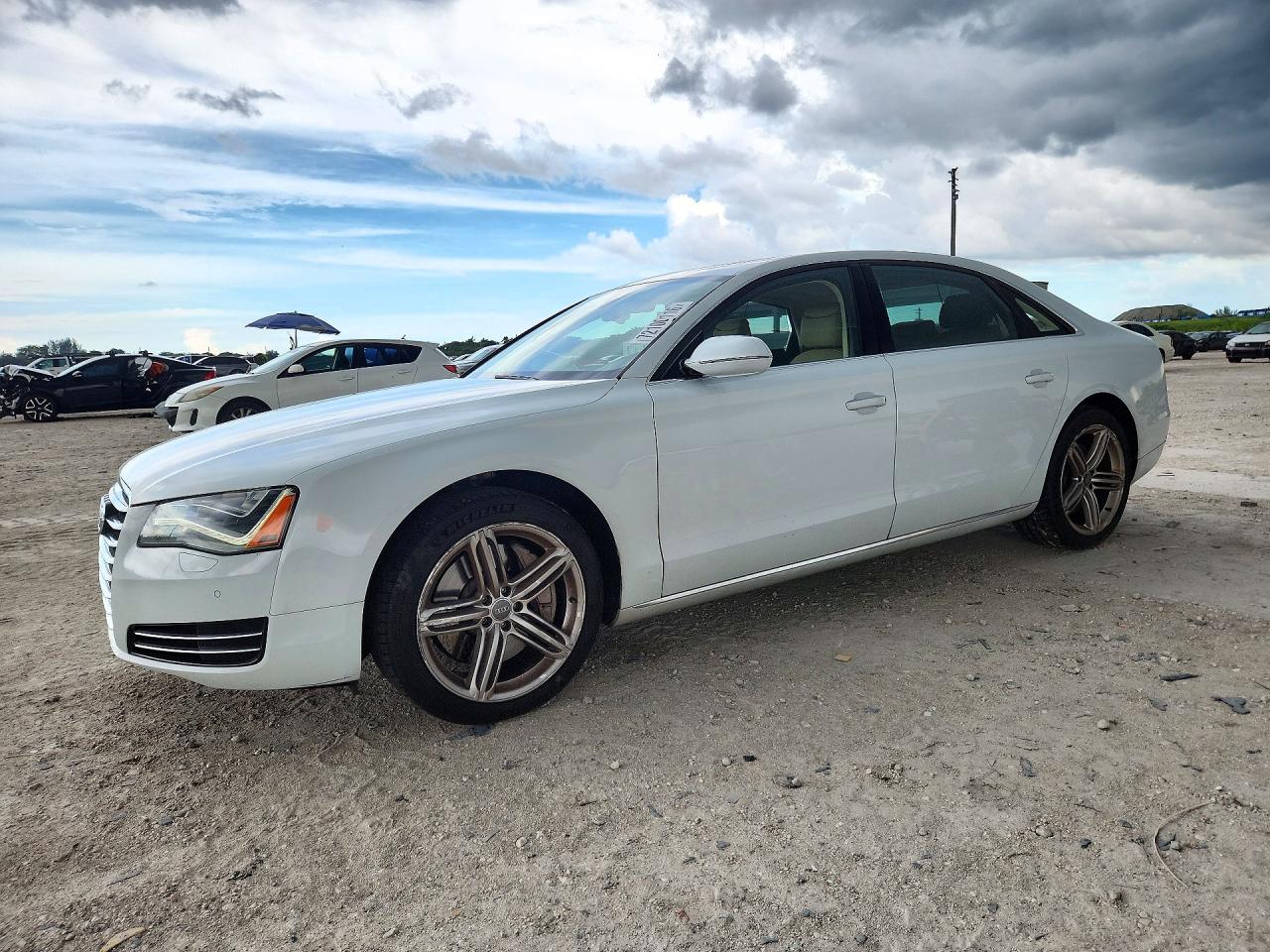 2013 AUDI A8 L — Front 3/4
