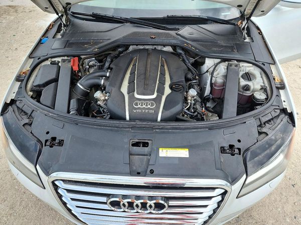 2013 AUDI A8 L — Engine bay