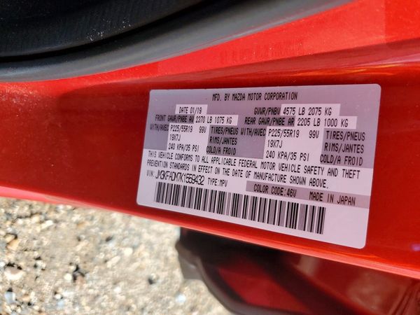 2019 MAZDA CX-5 Grand Touring — VINS