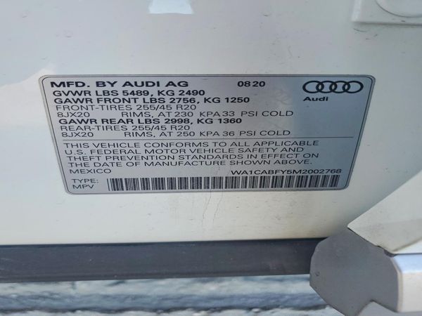 2021 AUDI Q5