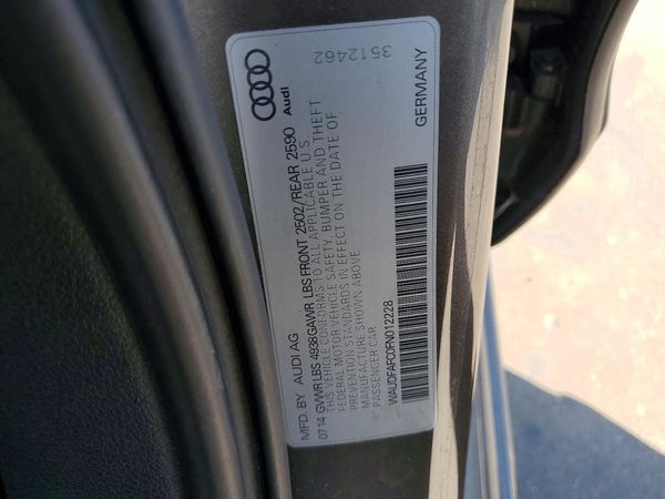 2015 AUDI A6 Premium — VINS