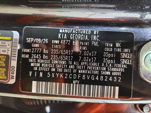2027 KIA SPORTAGE LX — VINS
