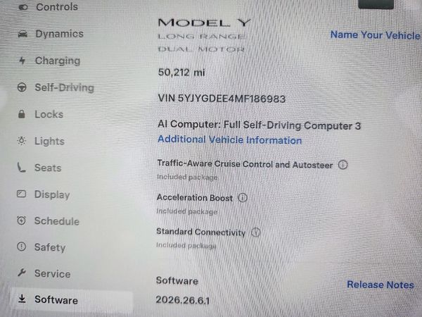 2021 TESLA MODEL Y — ODOM