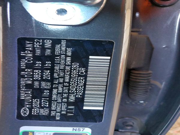 2025 HYUNDAI ELANTRA SEL Convenience — VINS