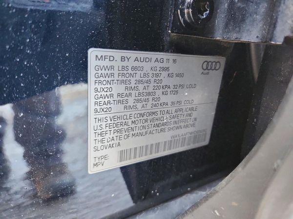 2017 AUDI Q7