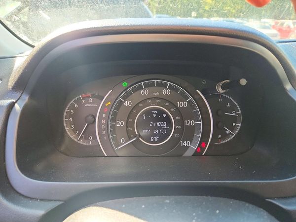 2012 HONDA CRV EX-L — ODOM
