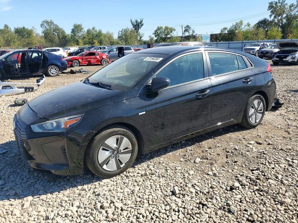 2017 HYUNDAI IONIQ HEV Blue — Front 3/4
