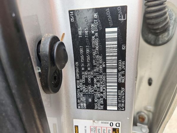 2014 TOYOTA 4RUNNER Base — VINS
