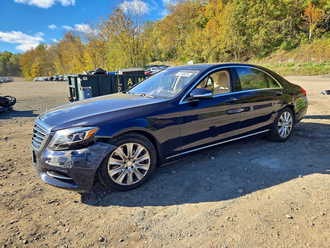 2015 MERCEDES-BENZ S-CLASS S550 — Front 3/4