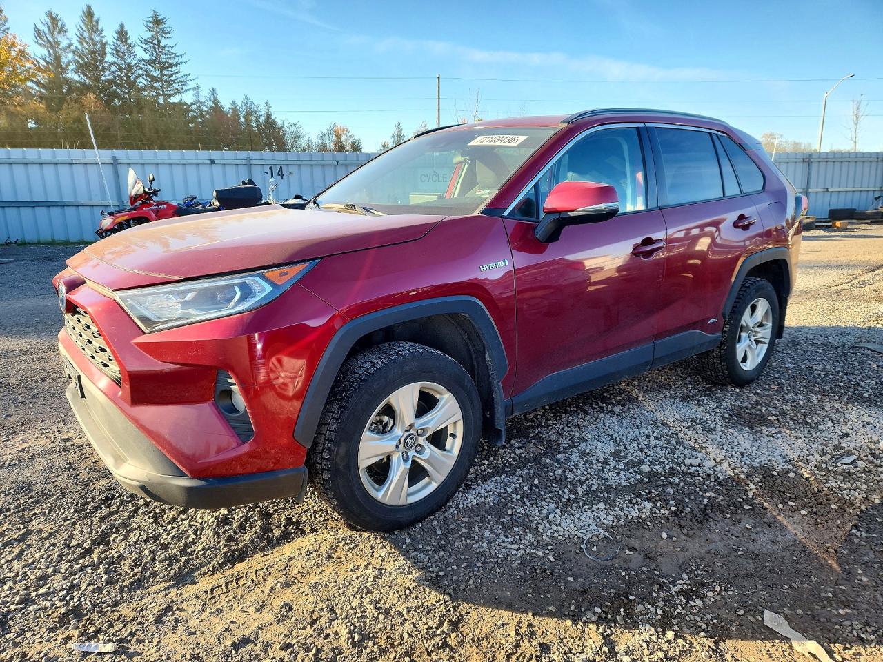 2020 TOYOTA RAV4 XLE HV — Front 3/4