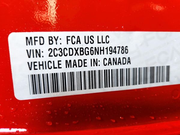 2022 DODGE CHARGER SXT — VINS