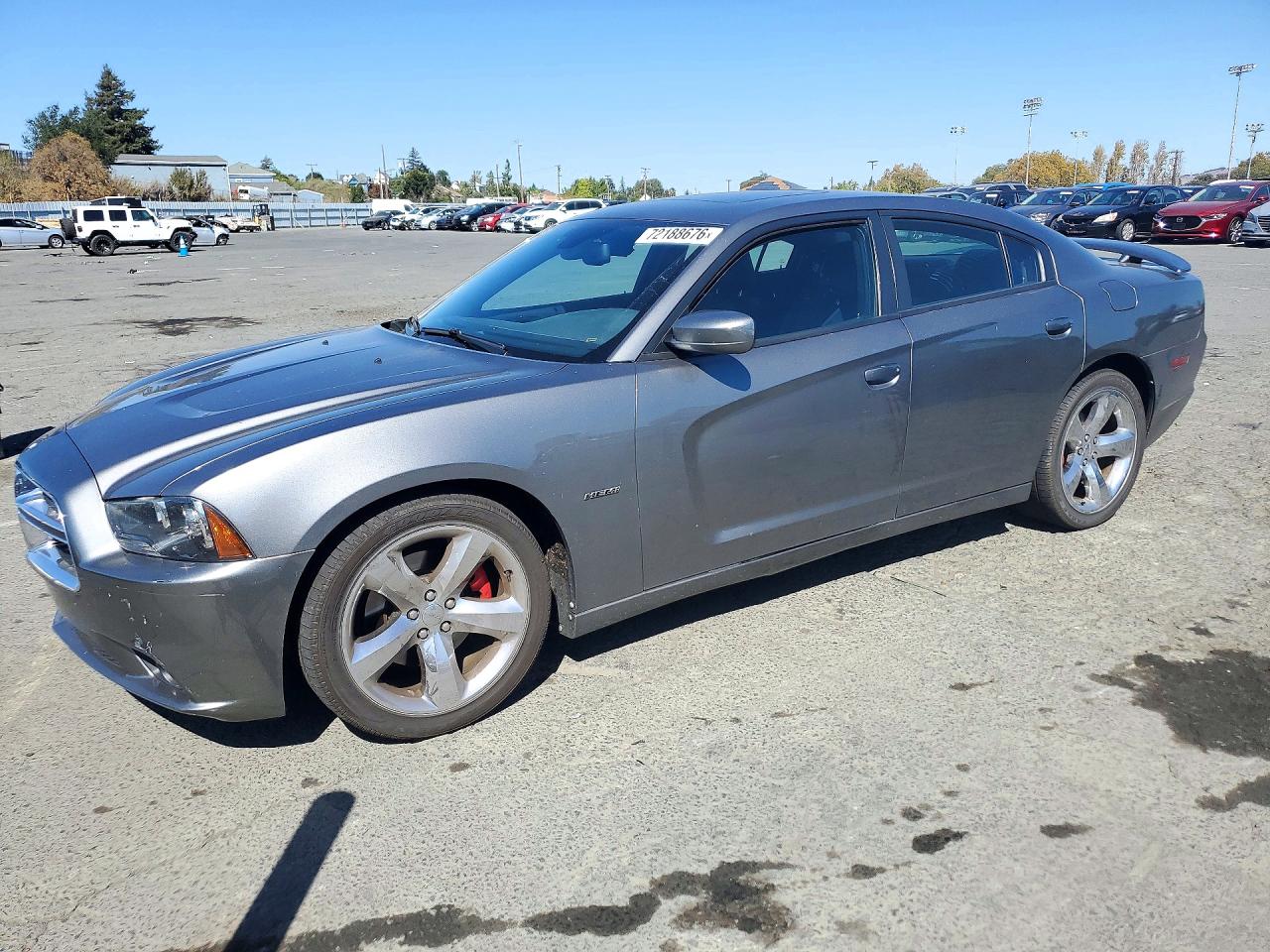 2012 DODGE CHARGER R/T — Front 3/4