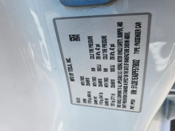 2023 TESLA MODEL 3 — VINS