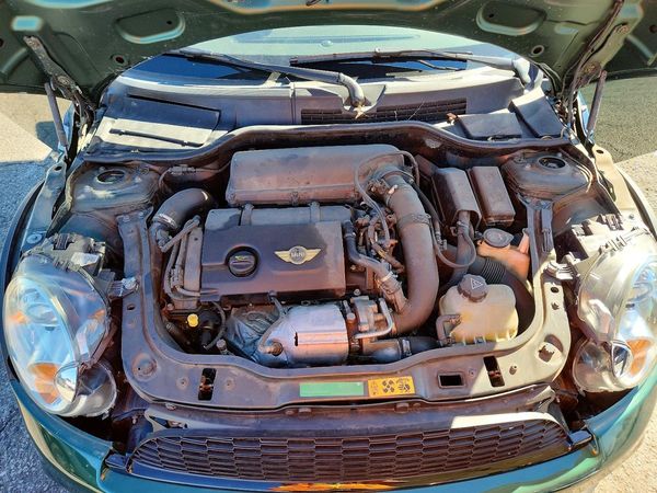 2013 MINI COOPER COUPE — Engine bay